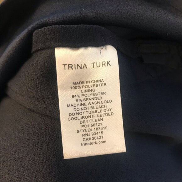 Trina Turk Taliah Dress – Indigo – Size 0 - Picture 6 of 11